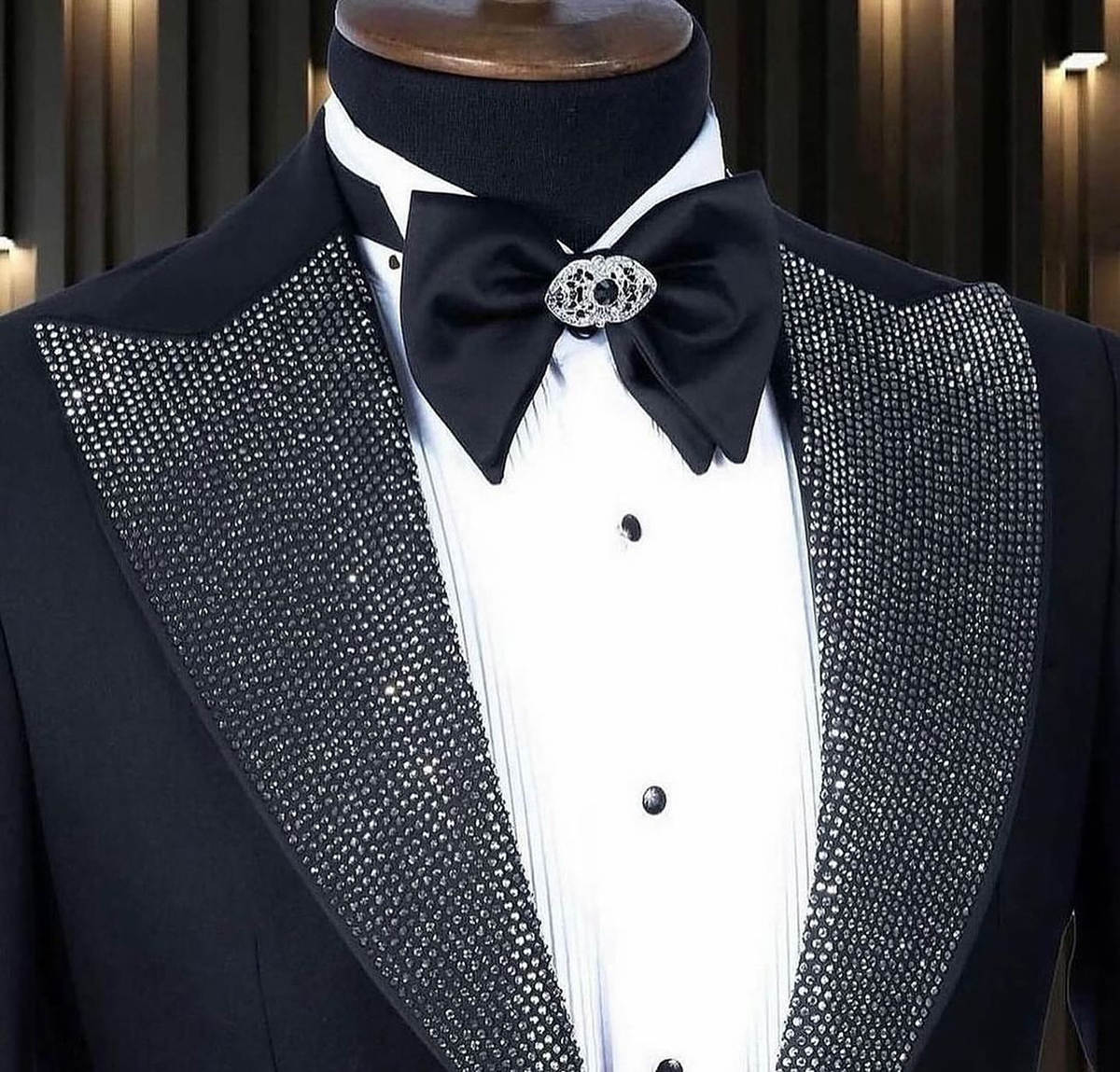 Men Formal Wear Modern - Ternos Formais Masculinos com Bordados, 2