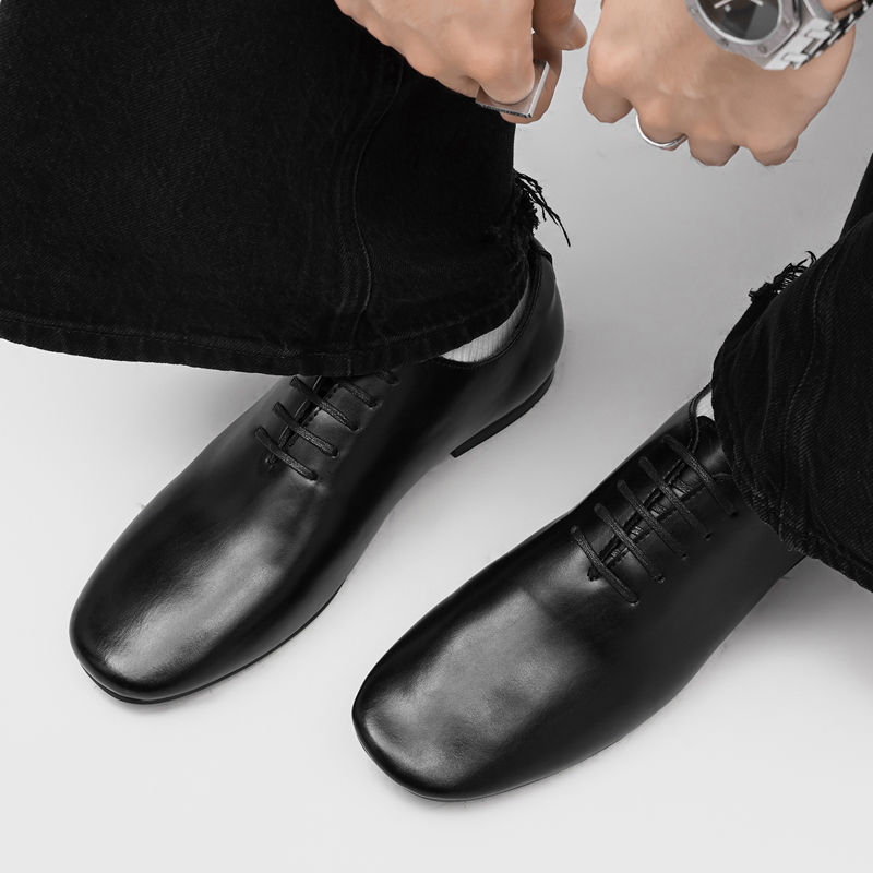 Formal Men Daily Wear Footwear - Sapatos sociais masculinos com cadarço, calçados