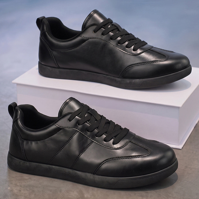 Sapatos masculinos versáteis e - Men Formal Wear All Black avaliação e preço