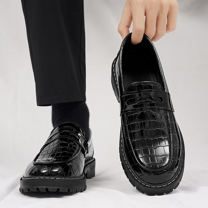 Sapatos masculinos casuais, co - Formal Men Daily Wear Footwear avaliação e preço