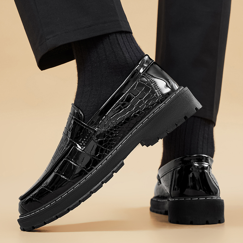 Sapatos masculinos casuais, co - Formal Men Daily Wear Footwear avaliação e preço