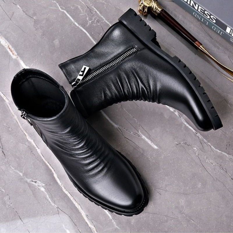 Botas altas masculinas de alta - Men Formal Wear With Boots avaliação e preço