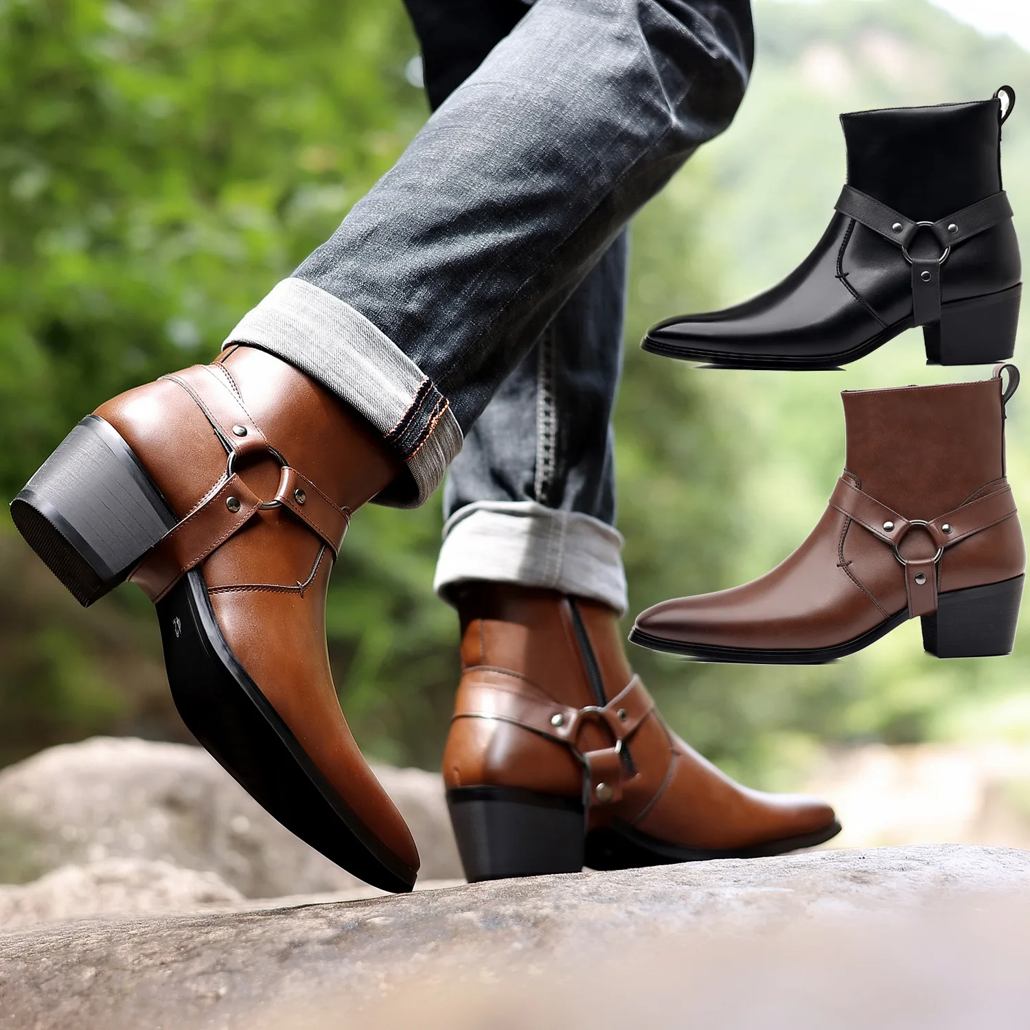 Clássico ocidental cowboy cava - Men Formal Wear With Boots avaliação e preço