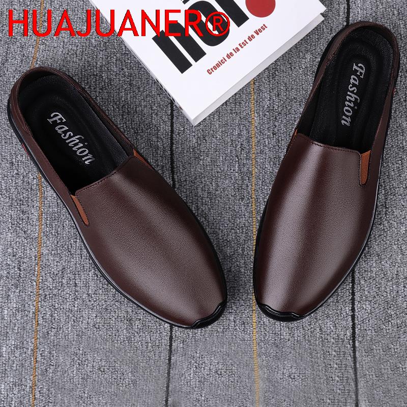 Sapatos de couro genuíno mocas - Men Formal Wear All Black avaliação e preço