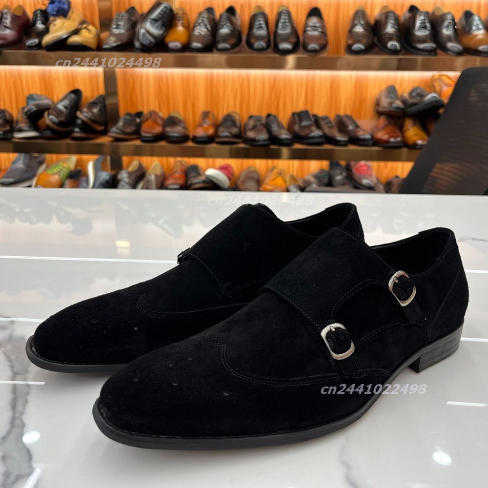 Mocassins masculinos com fivel - Formal Men Daily Wear Footwear avaliação e preço