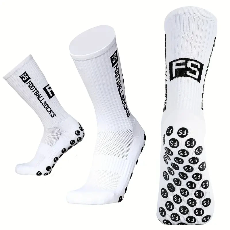 1 par de meias de futebol anti - Sock Garter Men avaliação e preço