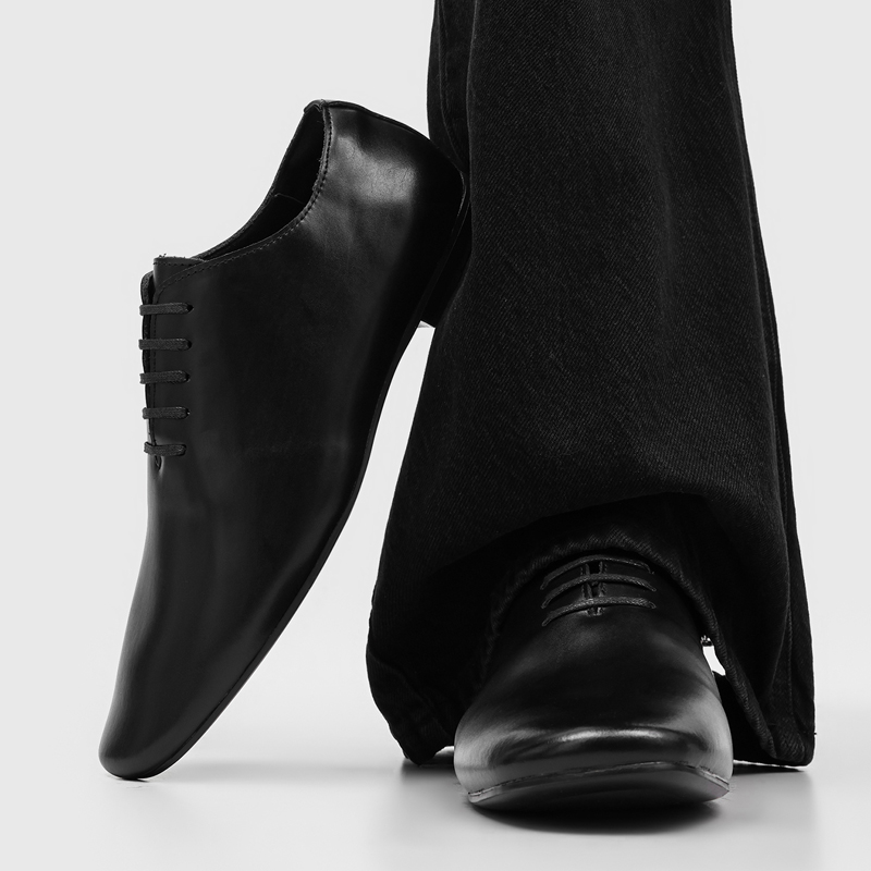 Sapatos sociais masculinos com - Formal Men Daily Wear Footwear avaliação e preço
